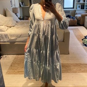 Light blue maxi dress